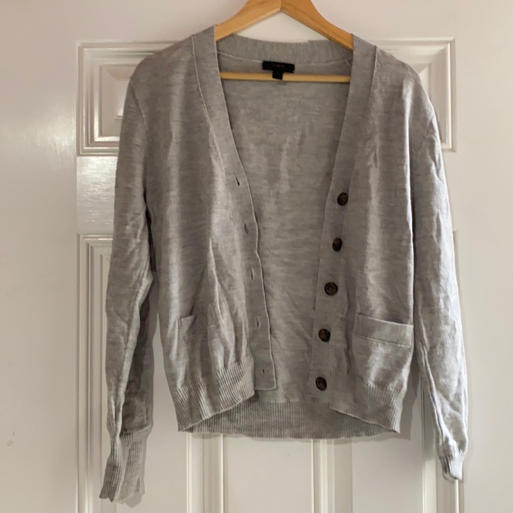 J crew cardigan